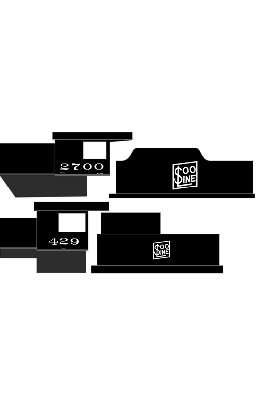 Soo Line Steam Locomotive White