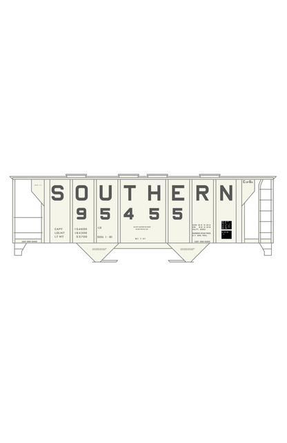 Southern Railway Covered Hopper Dark Gray