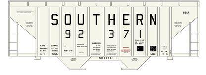 Southern Railway 3000 Cu Ft Covered Hopper Black