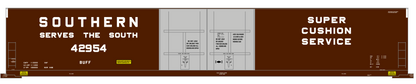 Southern Railway 86 Ft Auto Parts Boxcar White Serves the South