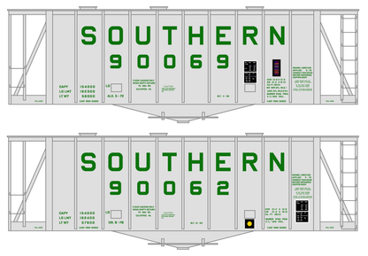 Southern Railway Airslide Hopper Car Green Block Lettering
