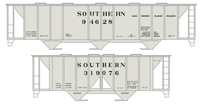 Southern Railway Covered Hopper Black