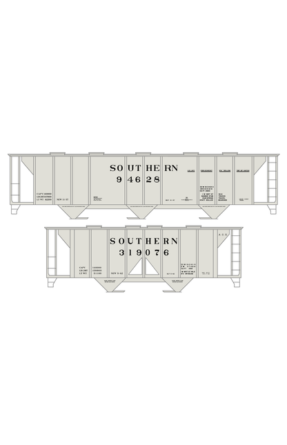 Southern Railway Covered Hopper Black