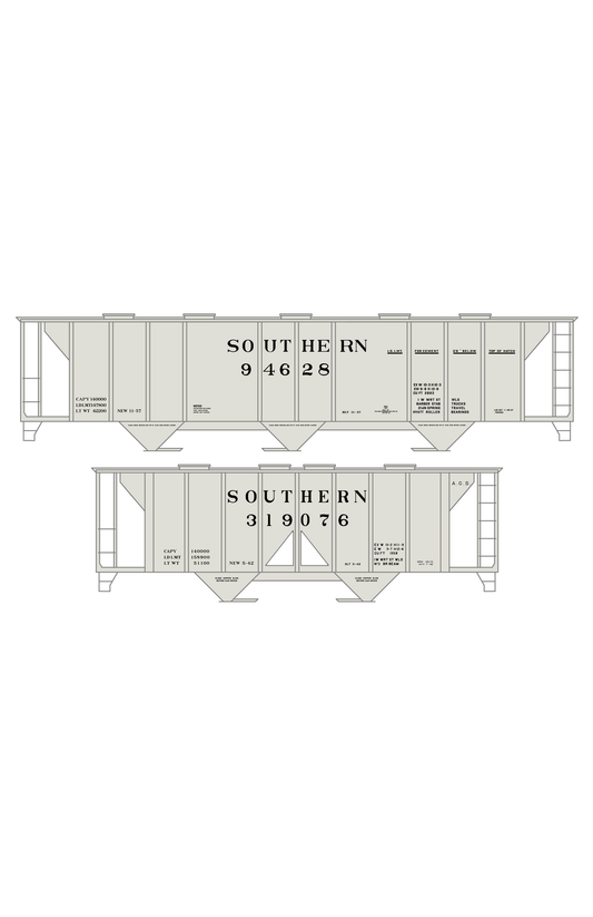 Southern Railway Covered Hopper Black