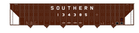 Southern Railway Woodchip Hopper Car White  - Decal