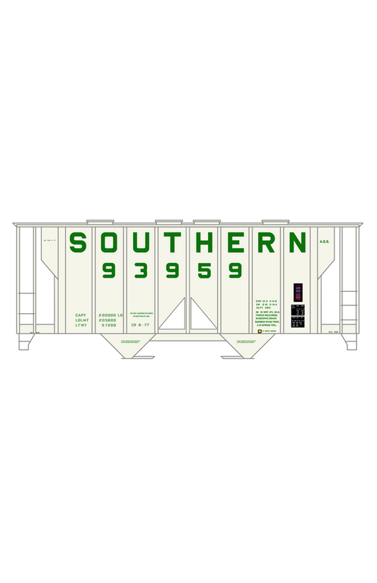 Southern Railway Covered Hopper Green