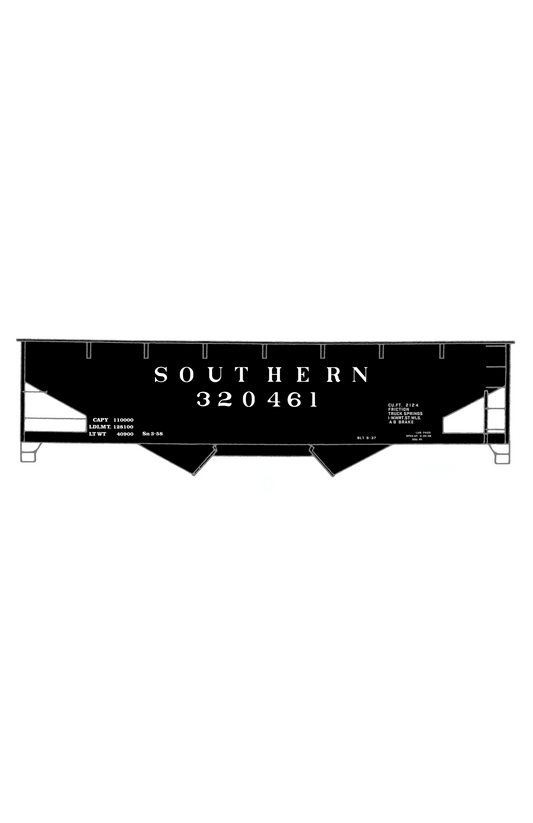 Southern Railway Offset Twin Hopper White