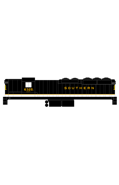 Southern Railway Hood Diesel Locomotive Gold Black Scheme