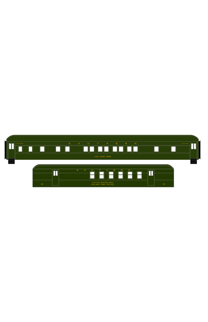 Southern Railway Heavyweight Passenger Car Bronze Gold