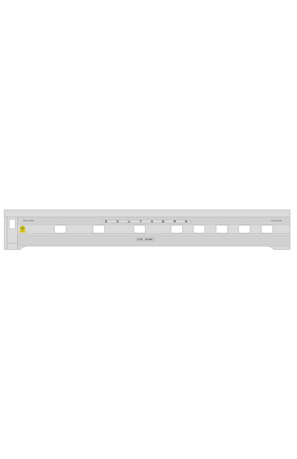 Southern Railway Streamlined Passenger Car Black