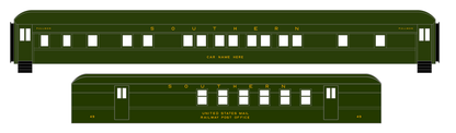 Southern Railway Heavyweight Passenger Car Dulux Gold