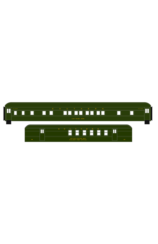 Southern Railway Heavyweight Passenger Car Dulux Gold