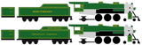 Southern Railway Passenger Steam Locomotive Dulux Gold  - Decal
