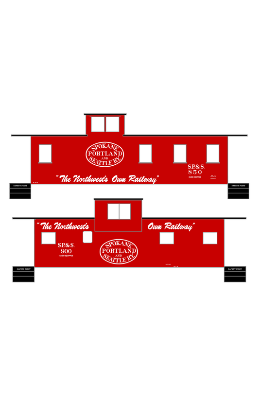 Spokane Portland and Seattle Caboose White