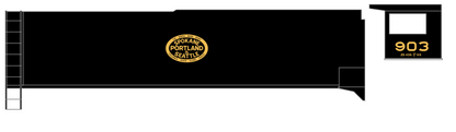 Spokane Portland and Seattle Steam Locomotive Yellow