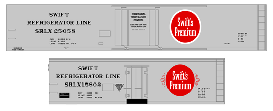 Swift Refrigerator Line Steel Reefer Black and Red For Aluminum/Silver Car