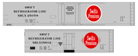 Swift Refrigerator Line Steel Reefer Black and Red For Aluminum/Silver Car