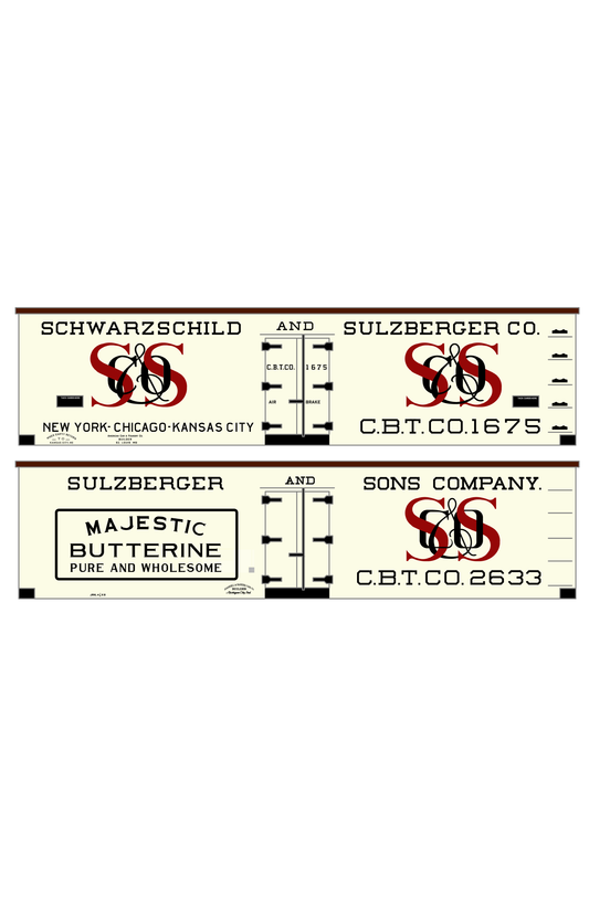 Schwarzchild and Sulzberger Early Wood Ice Reefer Black and Red #2