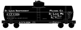 St Louis Independent Packing Tank Car White