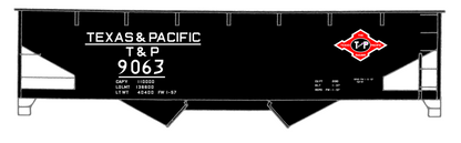 Texas and Pacific Offset Twin Hopper White
