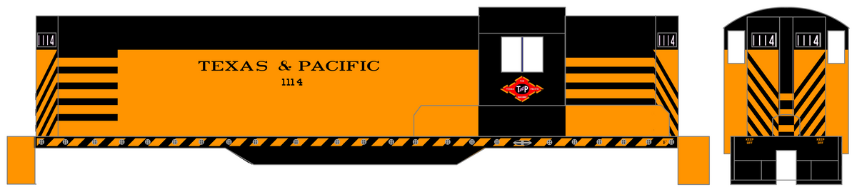 Texas and Pacific EMD Hood Diesel Black