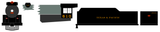 Texas and Pacific Steam Locomotive Dulux Gold  - Decal