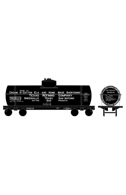 Texas Refining Company Tank Car White Cream O’ Cotton