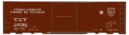 FC Unidos De Yucatan 40 Ft Boxcar White