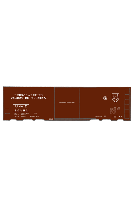 FC Unidos De Yucatan 40 Ft Boxcar White