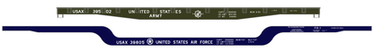USAX Army and Air Force Flat Car White