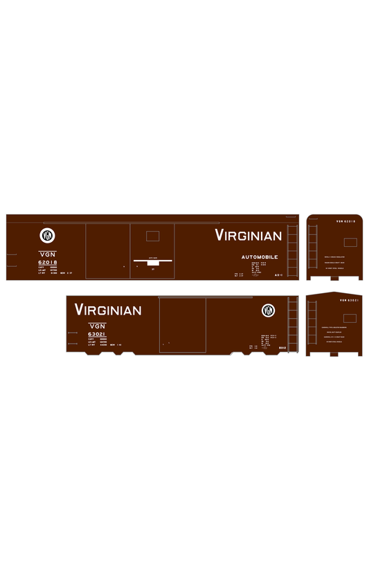 Virginian 40 / 50 Ft Boxcar White
