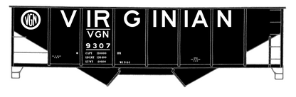 Virginian Ribbed Twin Hopper White