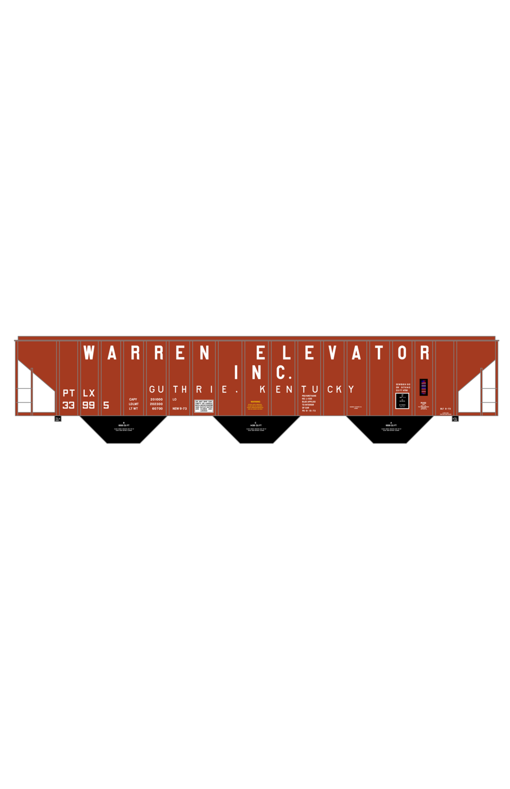 Warren Elevator, Inc. PS-2CD Covered Hopper  Guthrie, Kentucky