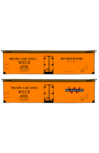 Wilson Car Lines Wood Ice Reefer Black