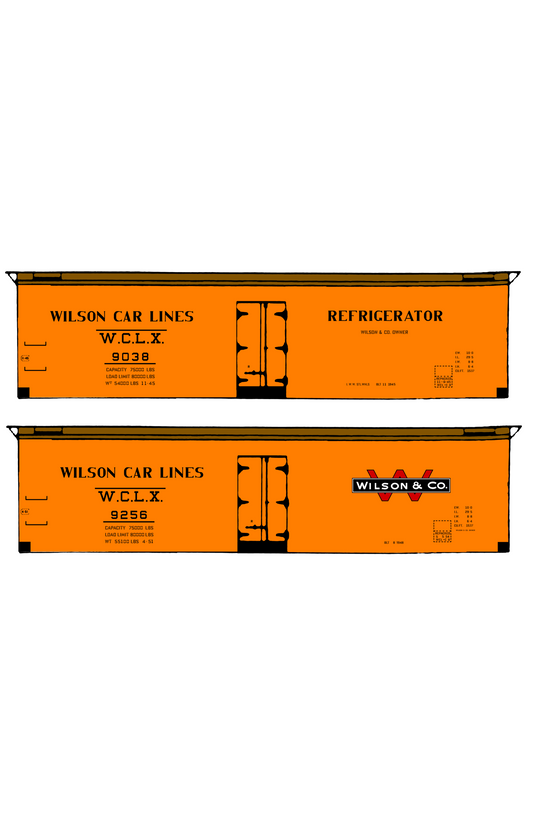 Wilson Car Lines Wood Ice Reefer Black