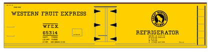 Great Northern Western Fruit Express WFEX Reefer Black Serif