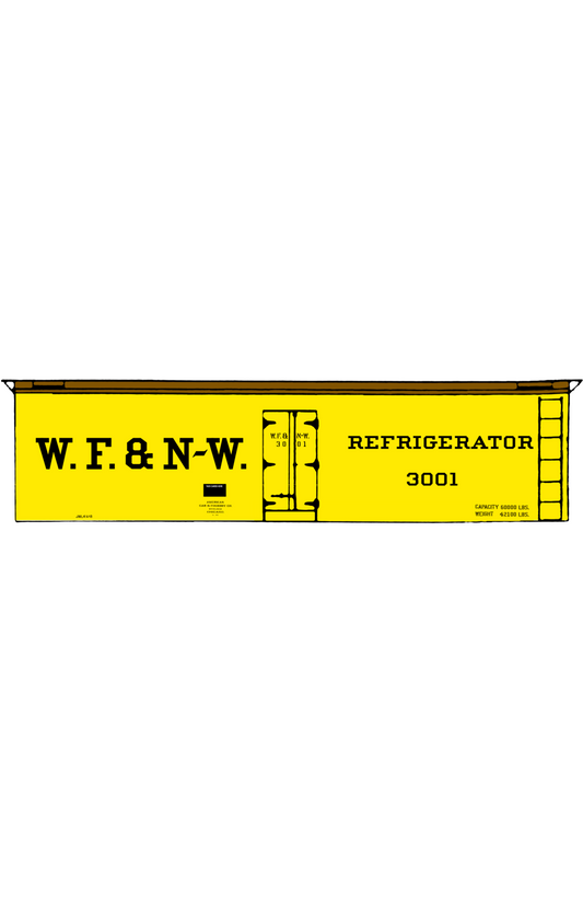 Wichita Falls & Northwestern 40 Ft Reefer Black