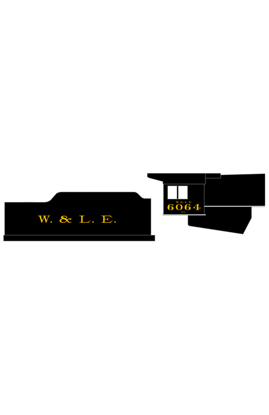 Wheeling and Lake Erie Steam Locomotive Yellow