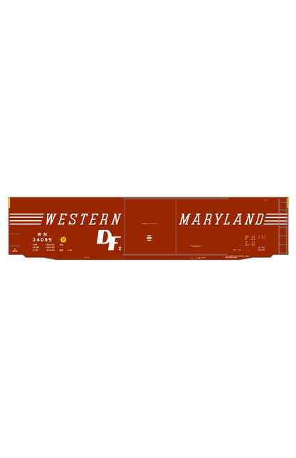 Western Maryland 50 Ft PS-1 Boxcar White