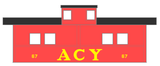 Akron Canton and Youngstown Caboose Passenger Or MOW Car Yellow ACY