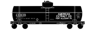 American Extract Co Tank Car White Port Allegany PA