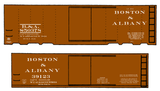Boston and Albany 36 Or 40 Ft Boxcar White