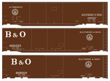Baltimore and Ohio 50 Ft Boxcar White