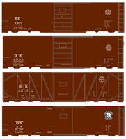 Birmingham Southern 40 Ft Boxcar White  - Decal