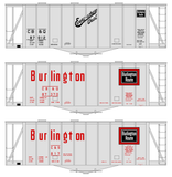 Burlington CB&Q Airslide Covered Hopper Red and Black