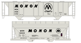 Monon ACF and PS-2 Covered Hopper Black