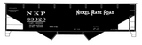 Nickel Plate Road Offset Twin Hopper White