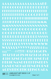 Limelight Art Deco Letter Number Alphabet - Decal Sheet
