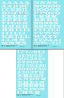 Money Letters Letter Number Alphabet - Decal - Choose Size and Color