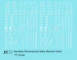 Dimensional and Weight Data Gondola Railroad Roman